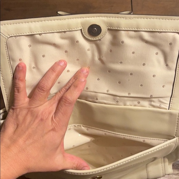 Kate Spade Leight bow Terry Ivory leather Bag - Picture 14 of 16